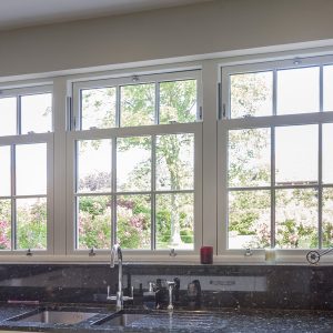Three-uPVC-vertical-sliding-windows